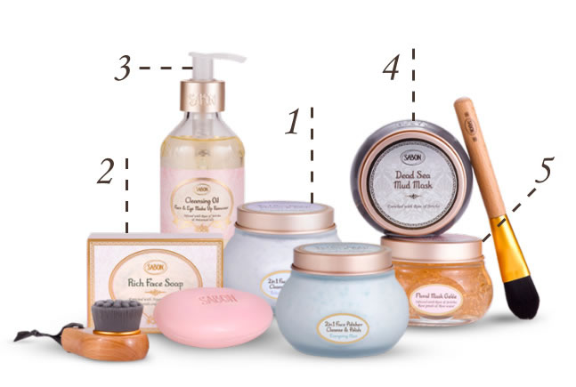 מוצרי סדרת הטיפוח Fresh & Glow מבית SABON